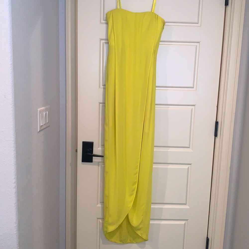 BCBG Yellow Formal Dress